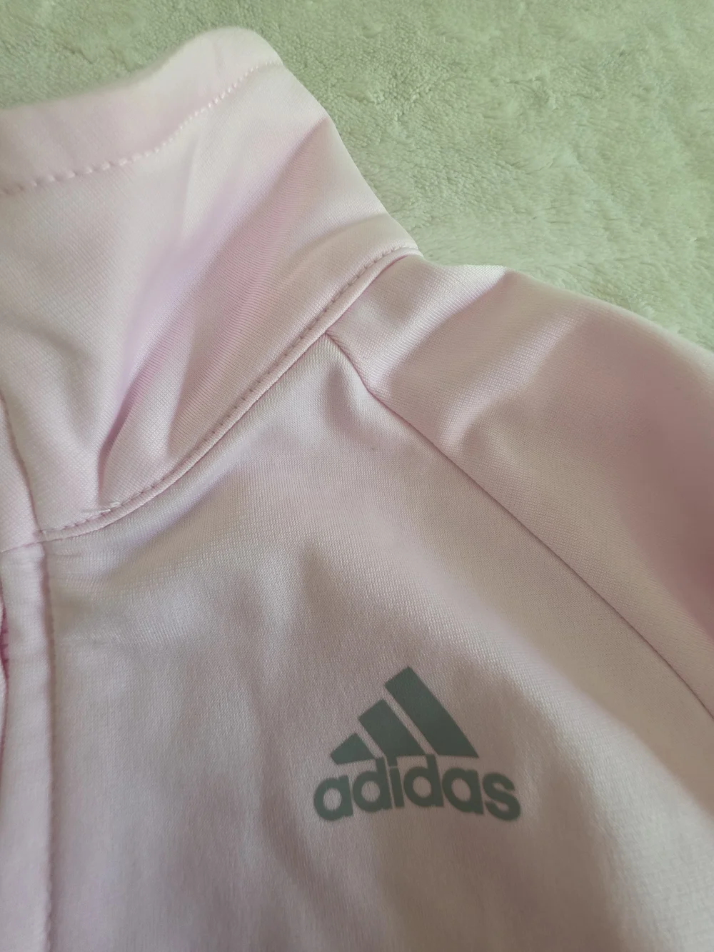 Adidas Light Pink Zip-Up Jacket